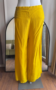 Swara Handwork Dress- Yellow