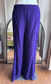 Tina Handwork Dress- Purple