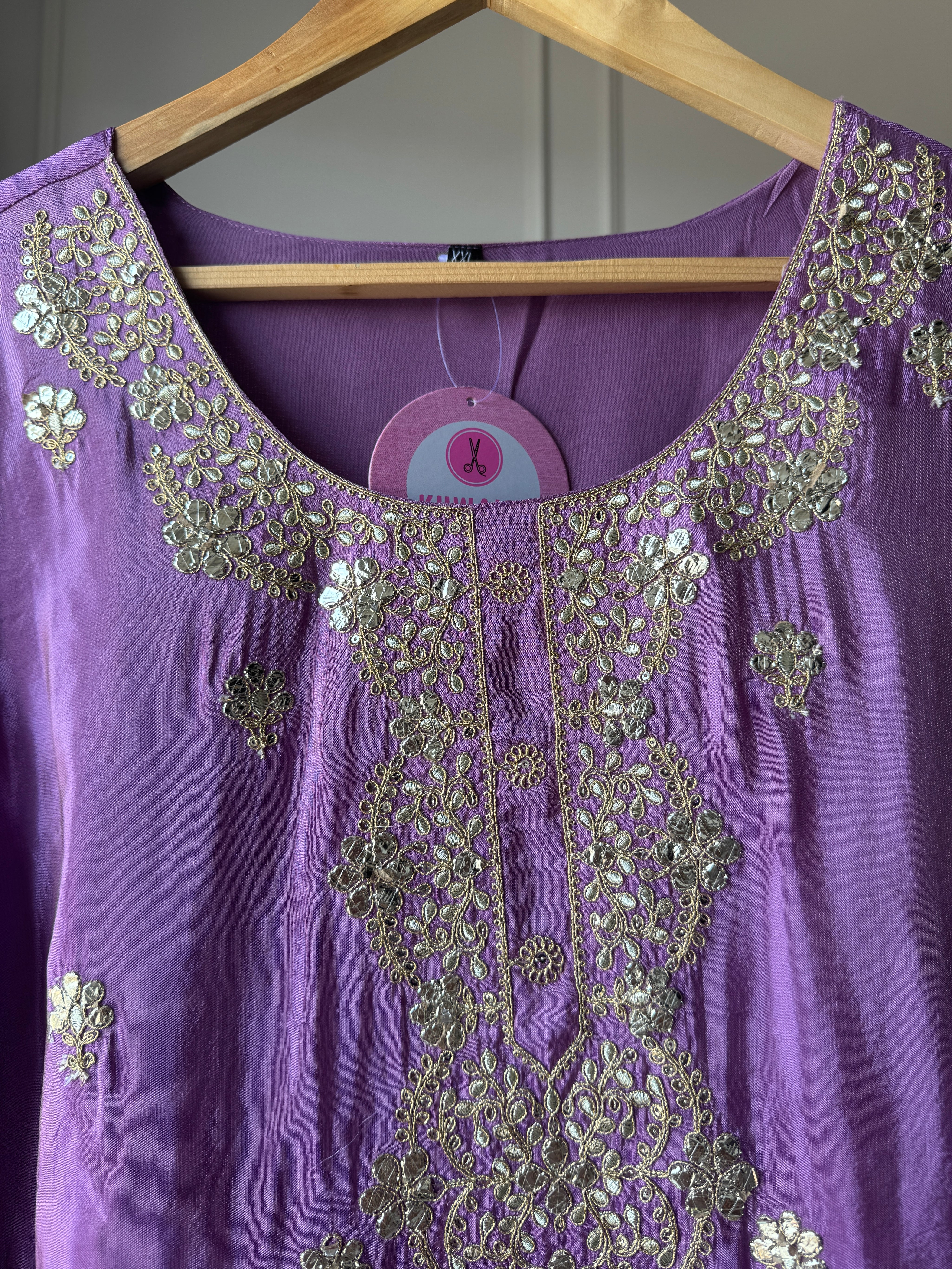 Lavender Sharara set