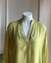 Nikita  thread work coord set (light green )
