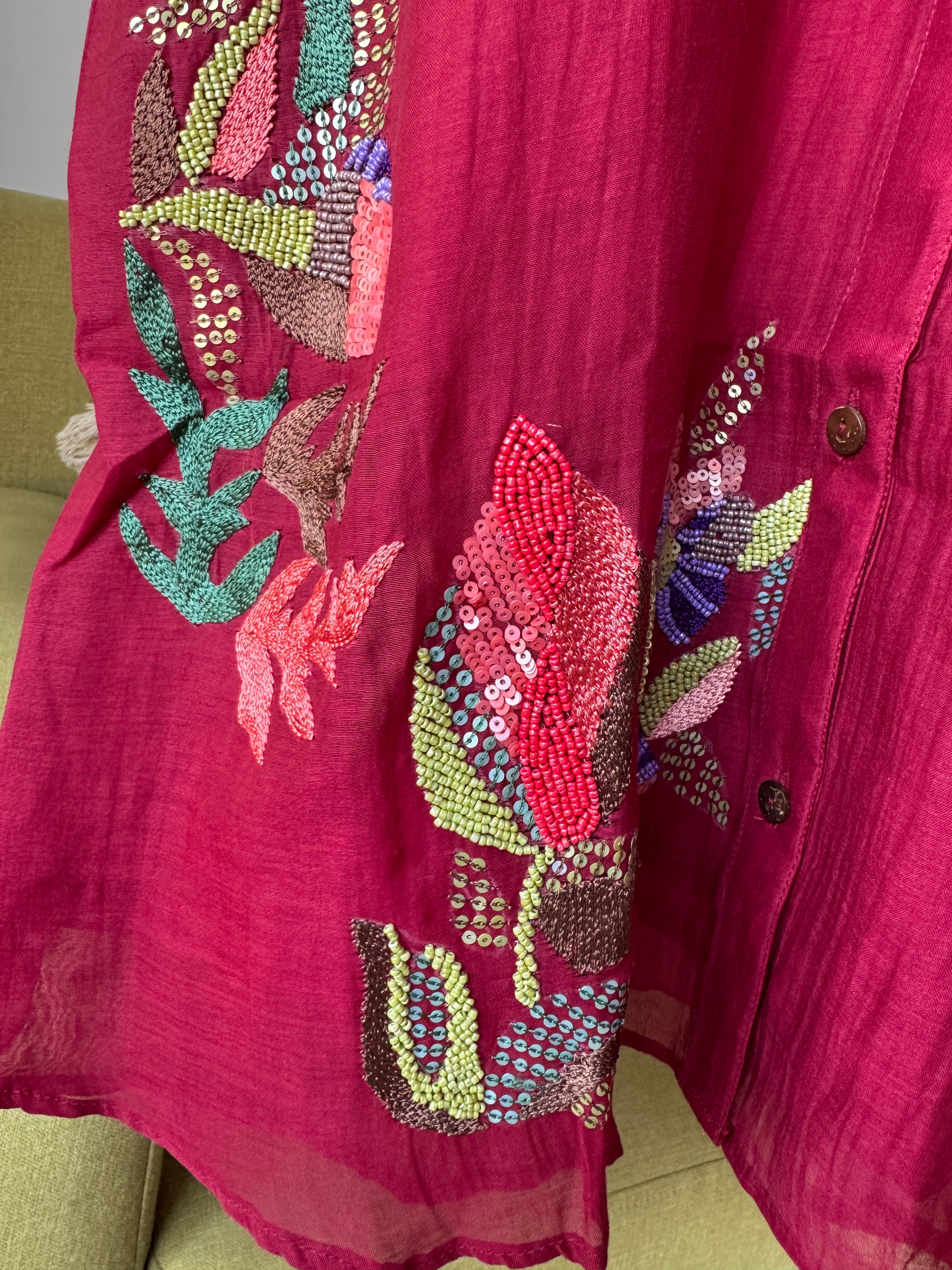 Tara Mul Chanderi Coord Set