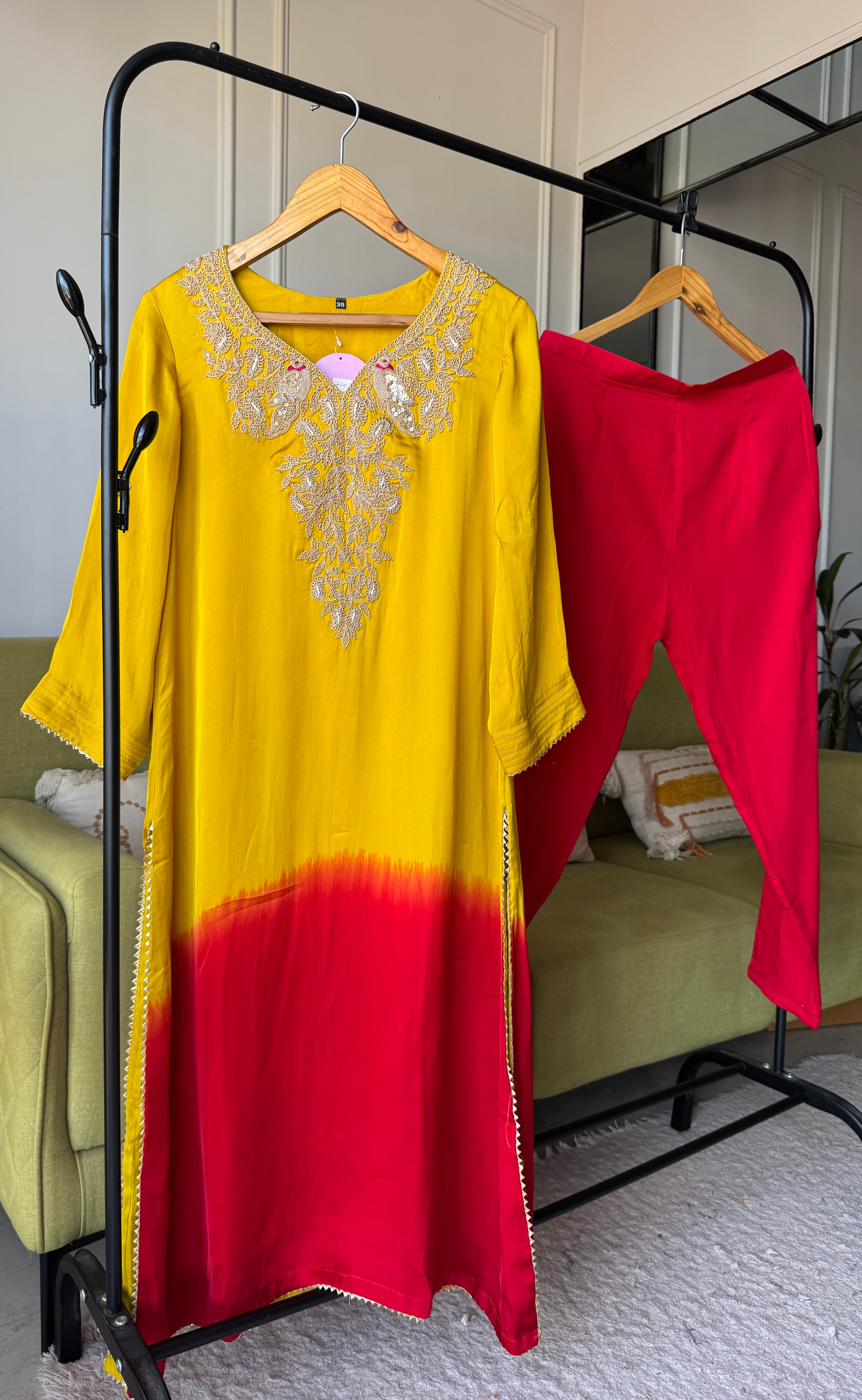 Tripti Gajji Silk Zari Handwork Dress