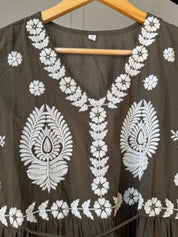 Sashi Embroided Cotton Dress