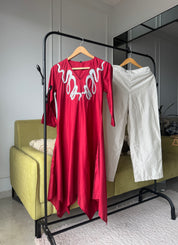 Alpa Satin Silk Coord Set