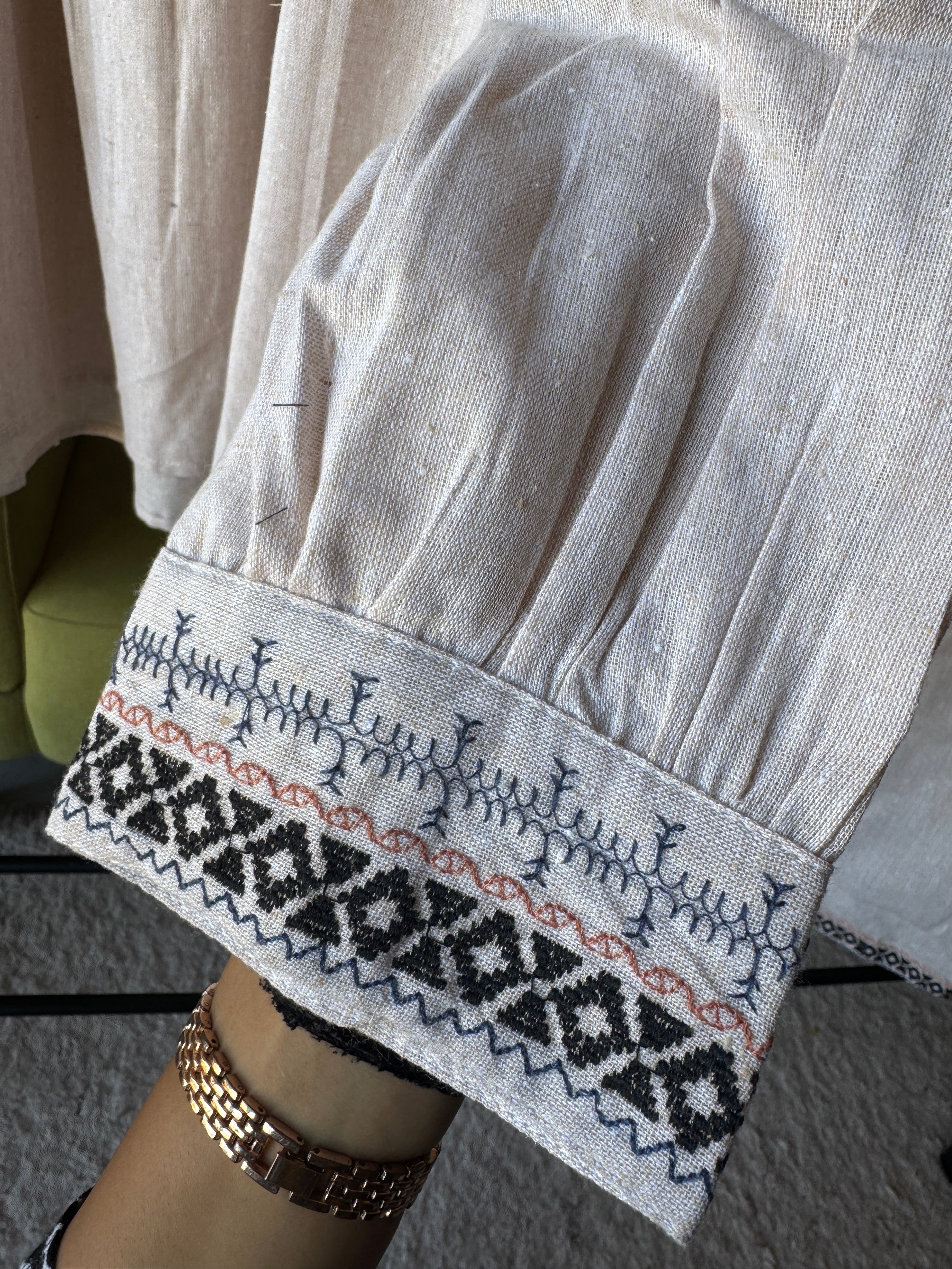 Neha Embroided Khadi Cotton Coord Set