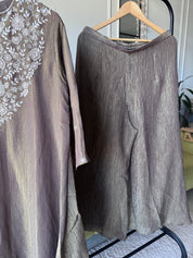 Shakti Handwork Dress- Brown