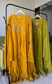 Alka Embroided Cotton Dress