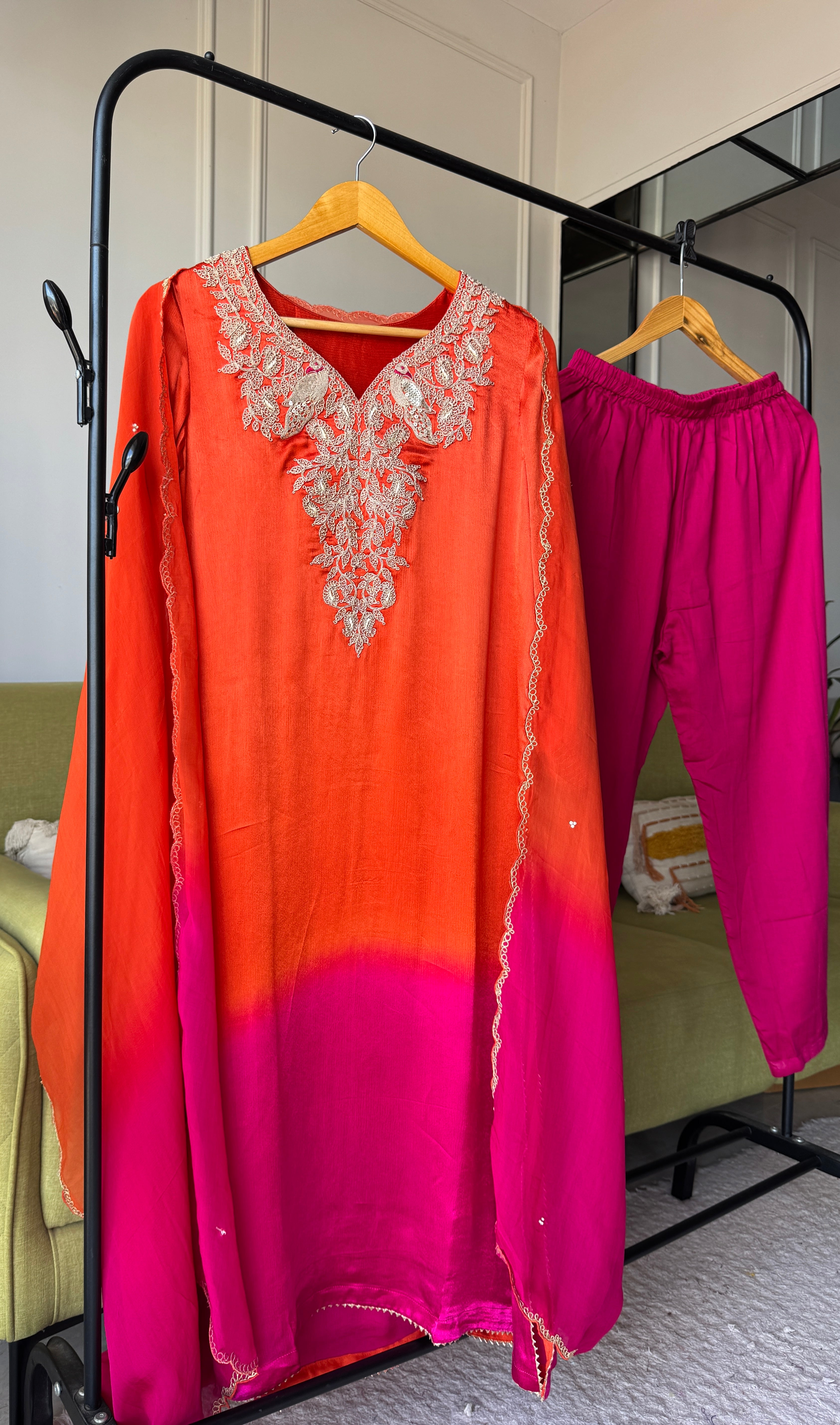 Tripti Gajji Silk Zari Handwork Dress