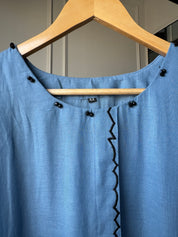 Mani Cut Work Aline Dress