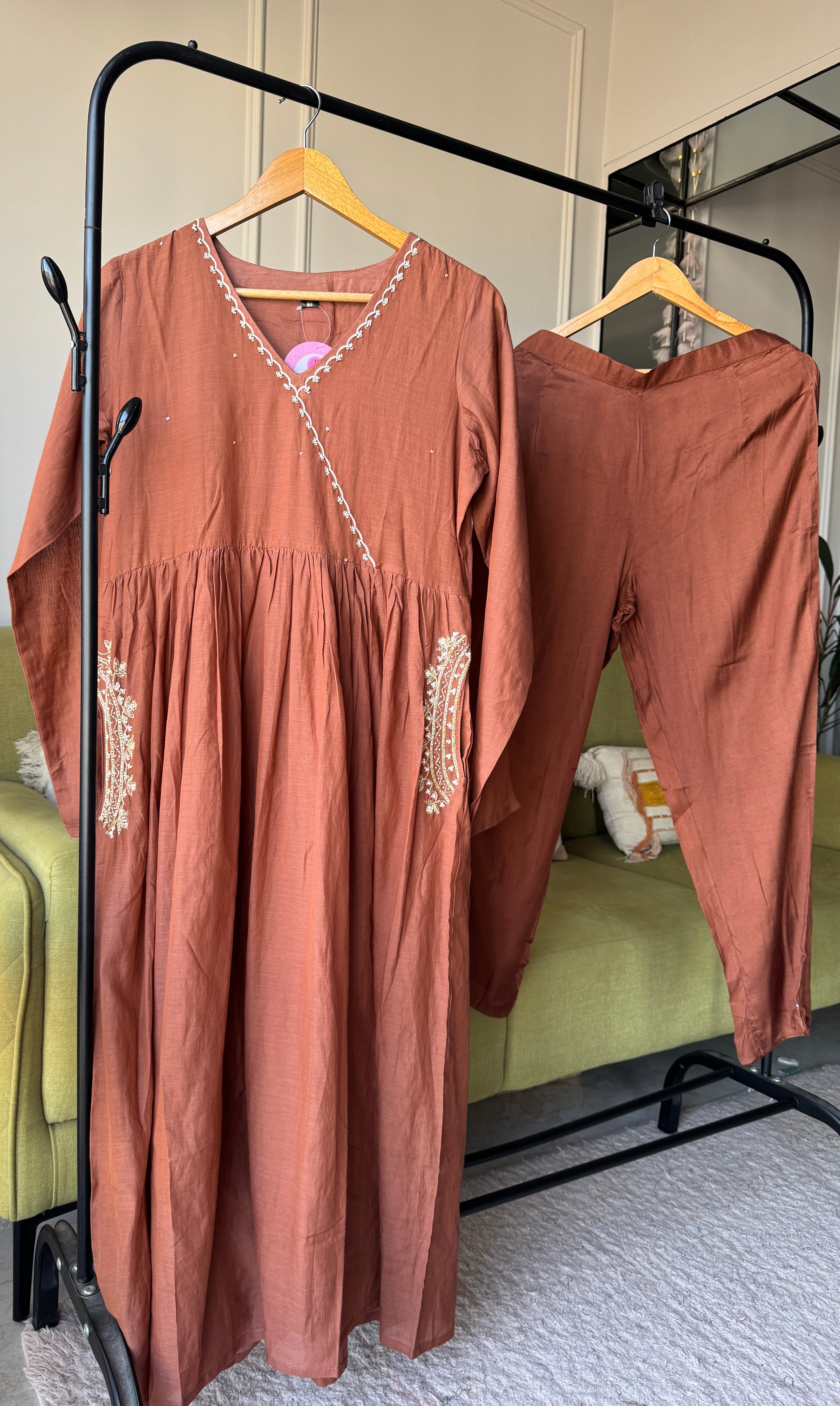 Vanshika Handwork Anarakali Dress