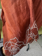 Vrinda Sequence Handwork Dress