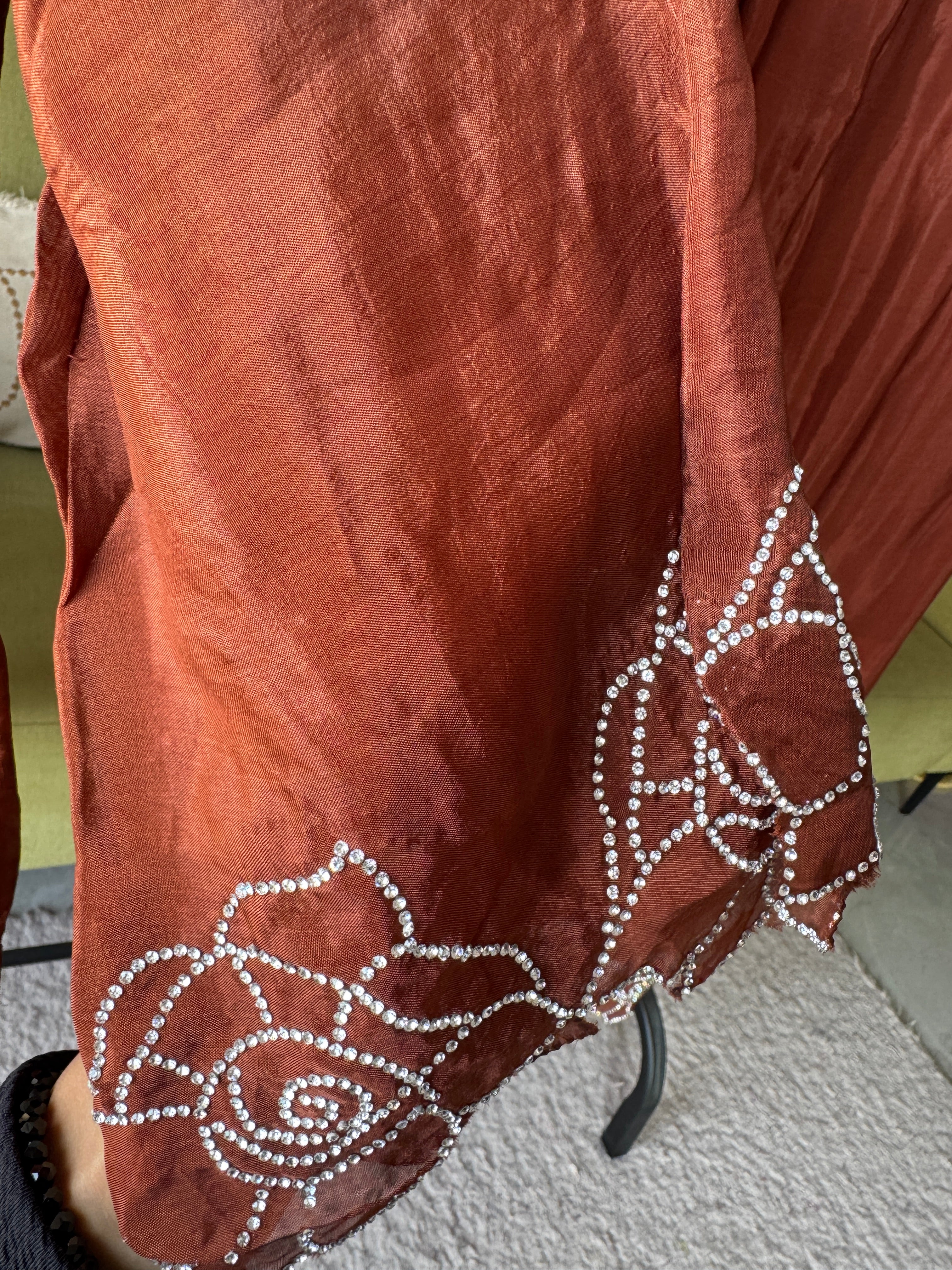 Vrinda Sequence Handwork Dress