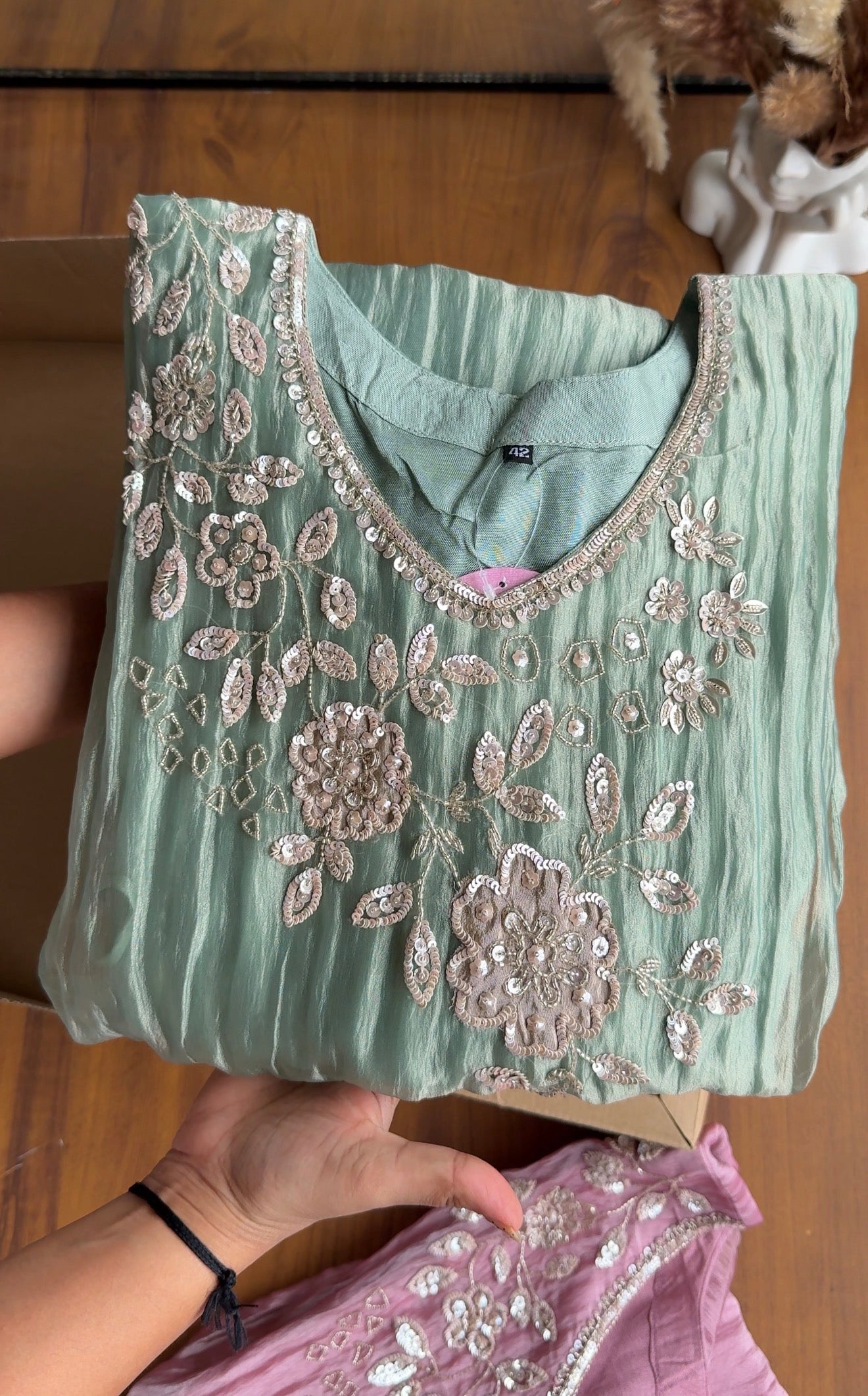 Chandni Hand Work Coords- Green