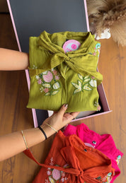 Dhyana Handwork Coords-Pista Green