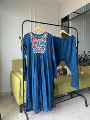 Aarohi Mul Chanderi Embroided Dress