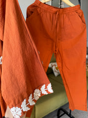 Sashi Embroided Cotton Dress