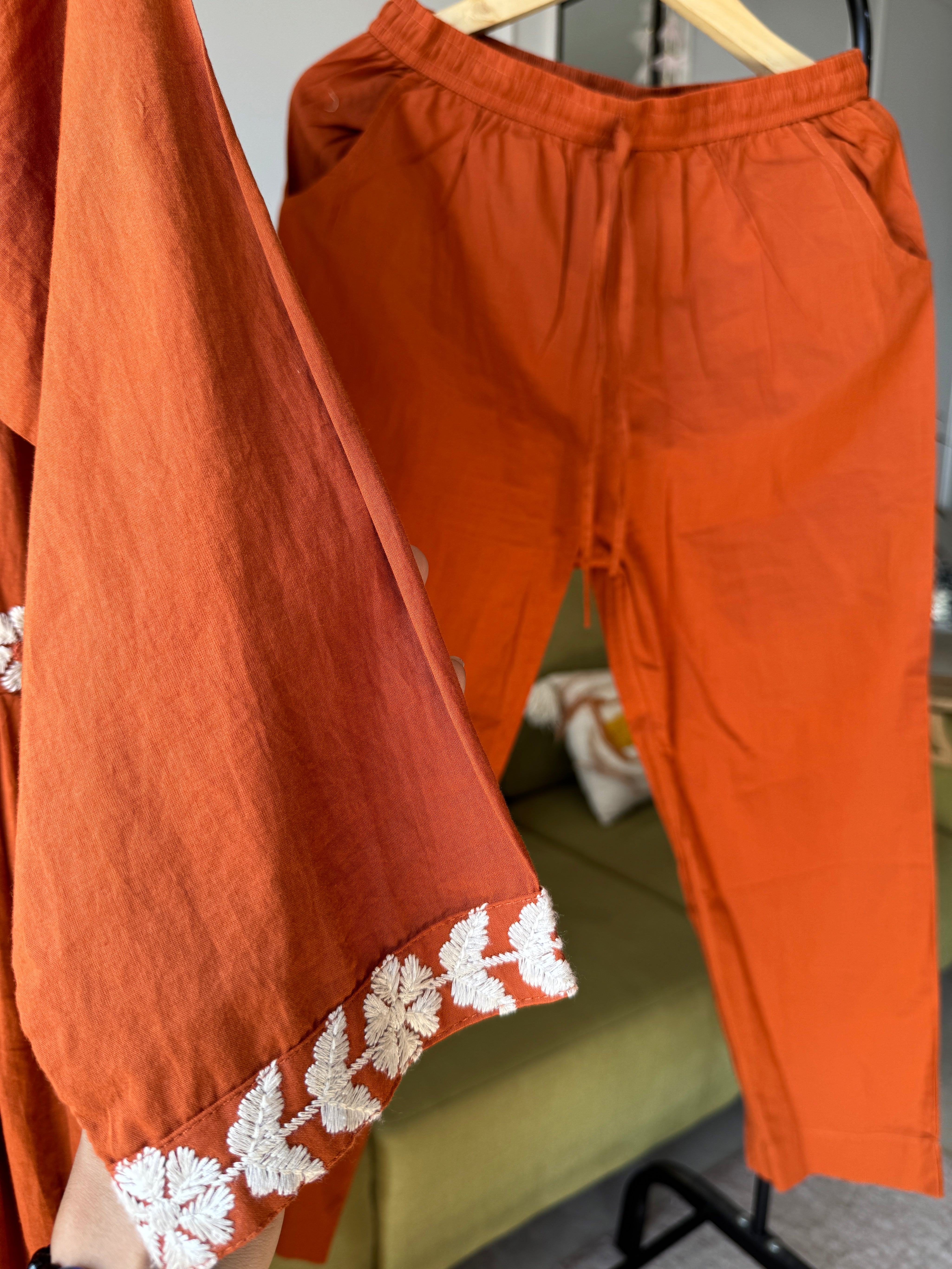 Sashi Embroided Cotton Dress