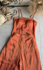 Shaurya Padded Corset Style Top With Sharara and Dupatta