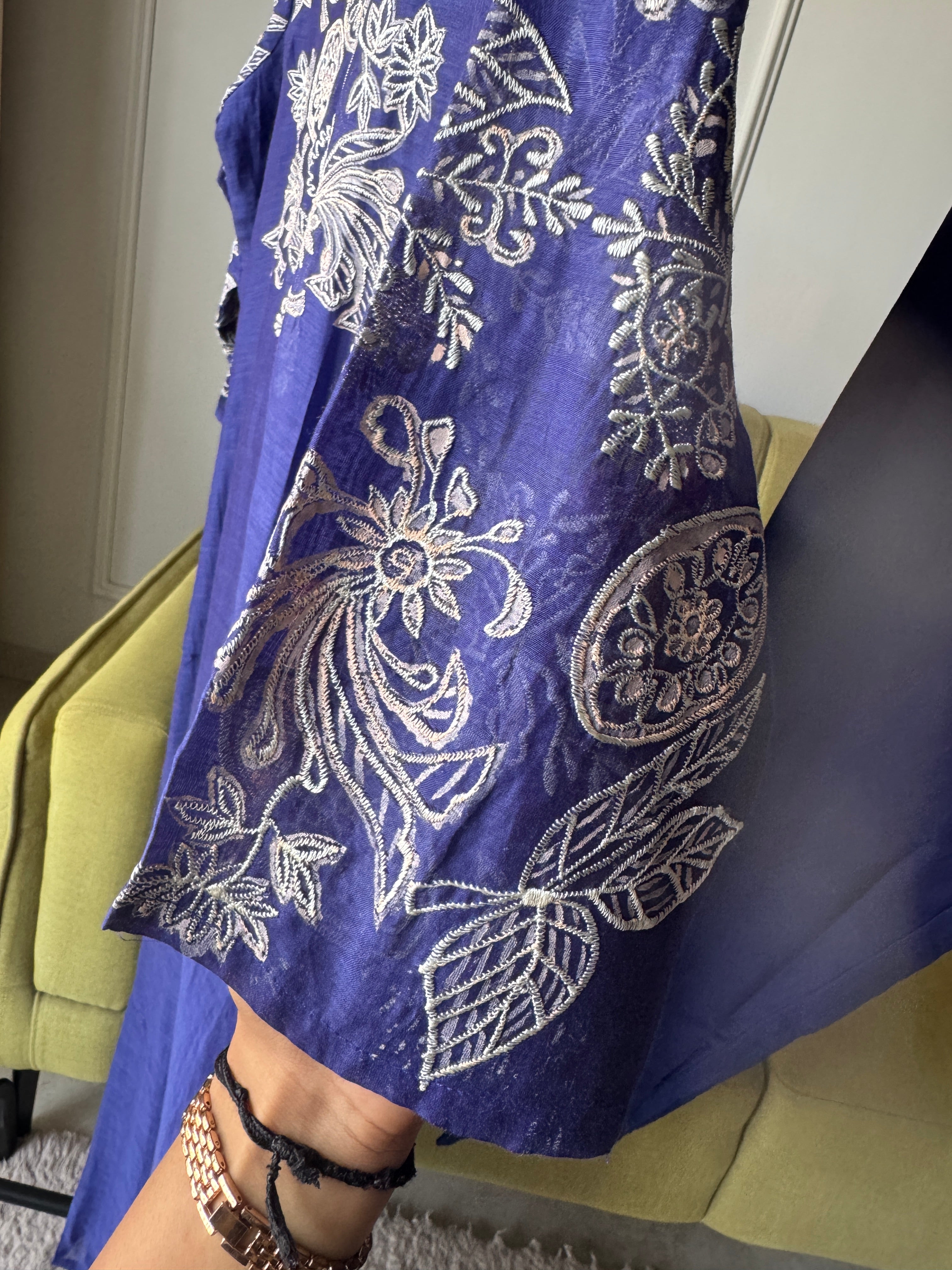 Varsha Mul Chanderi Embroided Dress