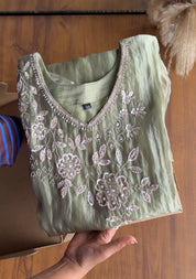 Chandni Hand Work Coords- Pastel Green