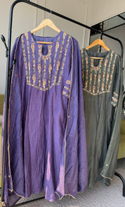 Vartika Mul Chanderi Handwork Dress