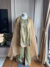 Nilima Tissue Embroided Dress