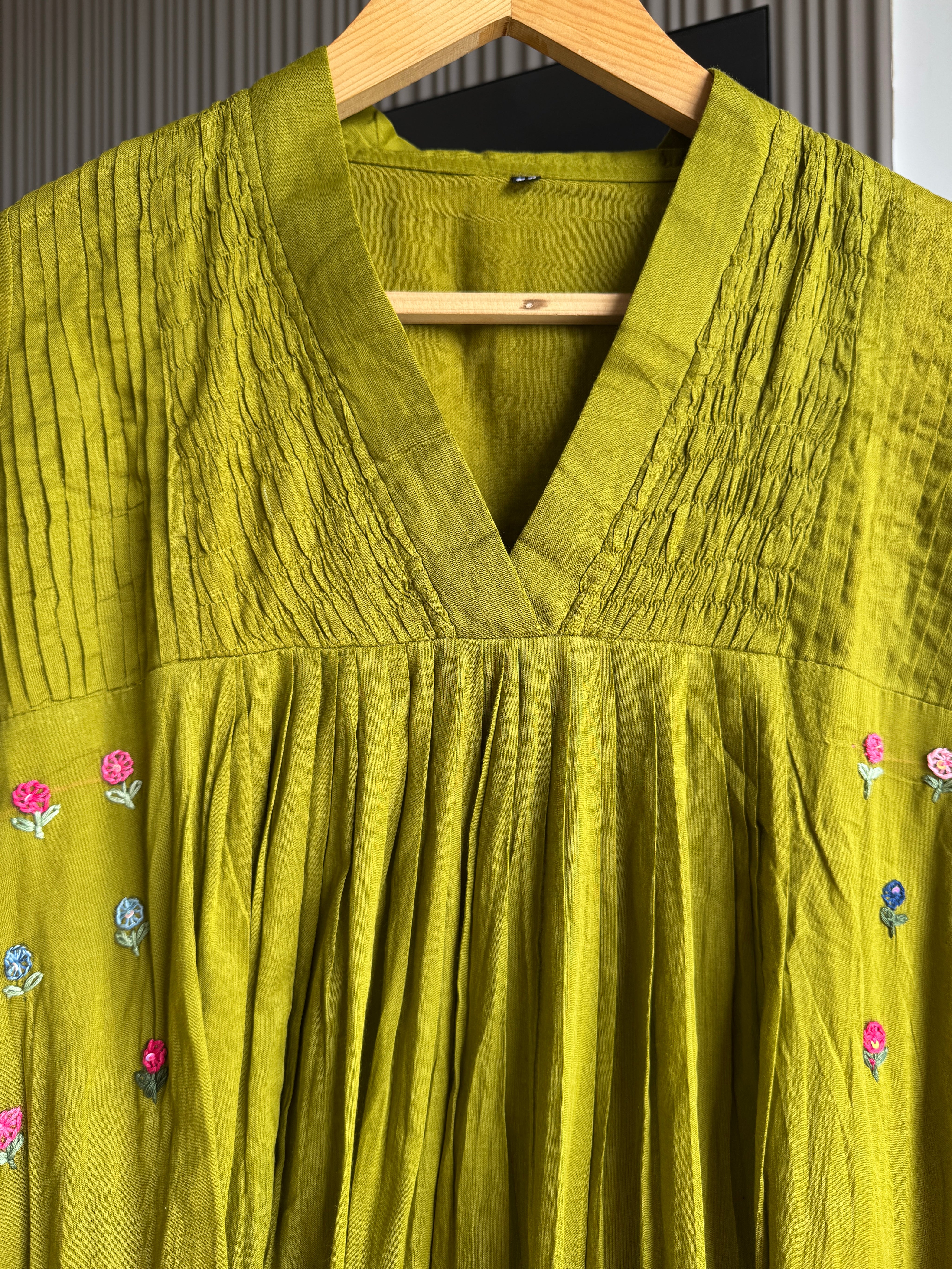 Tani Cotton Embroided Anarkali  Dress