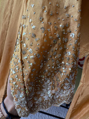 Kalpna Sequin Work Tissue Aline Kurta And Plazzo Set