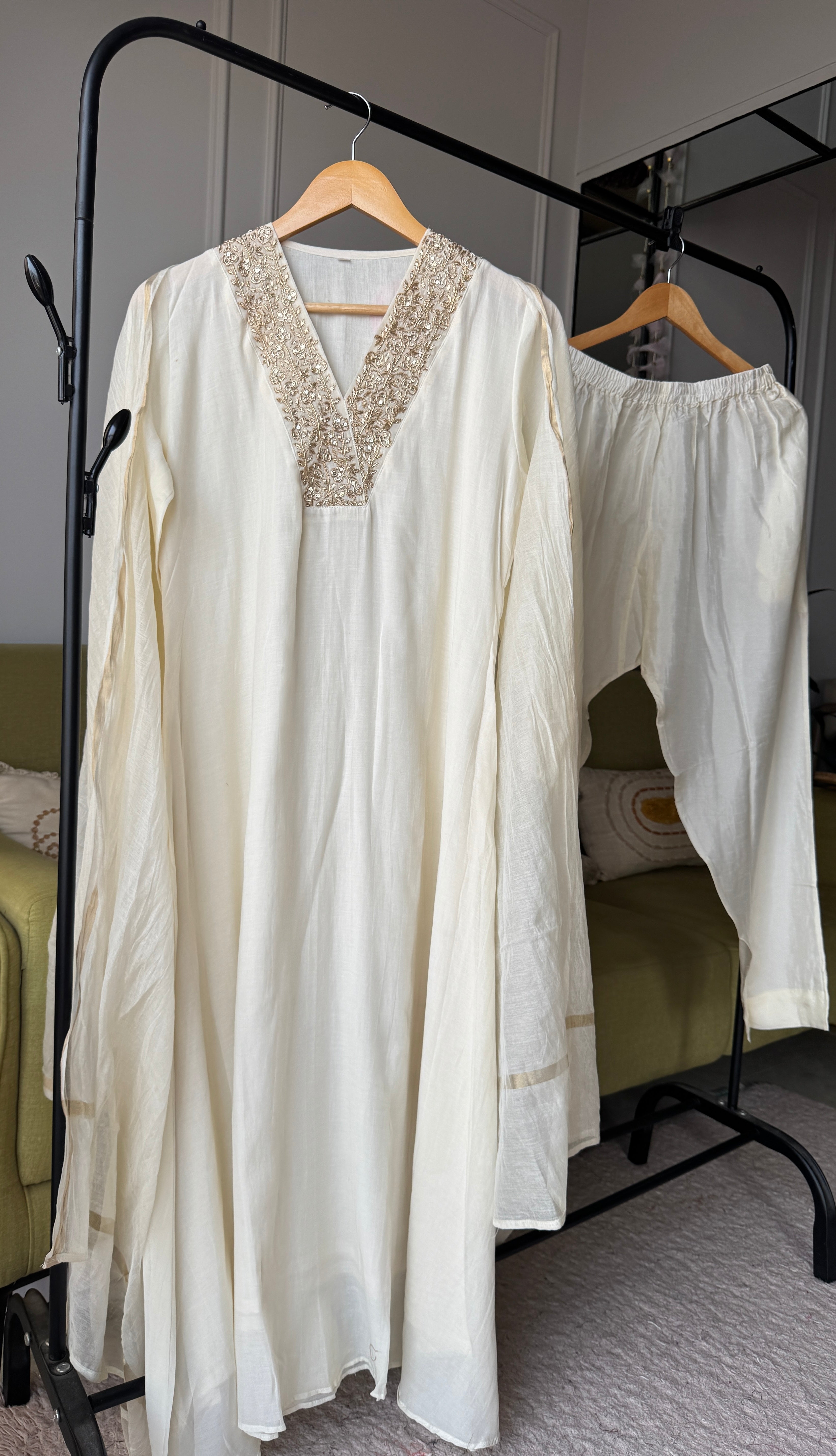 Tulsi Zari Work Anarkali Dress