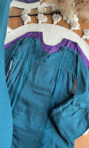 Riya Cotton With Kota Doriya Dupatta - Blue