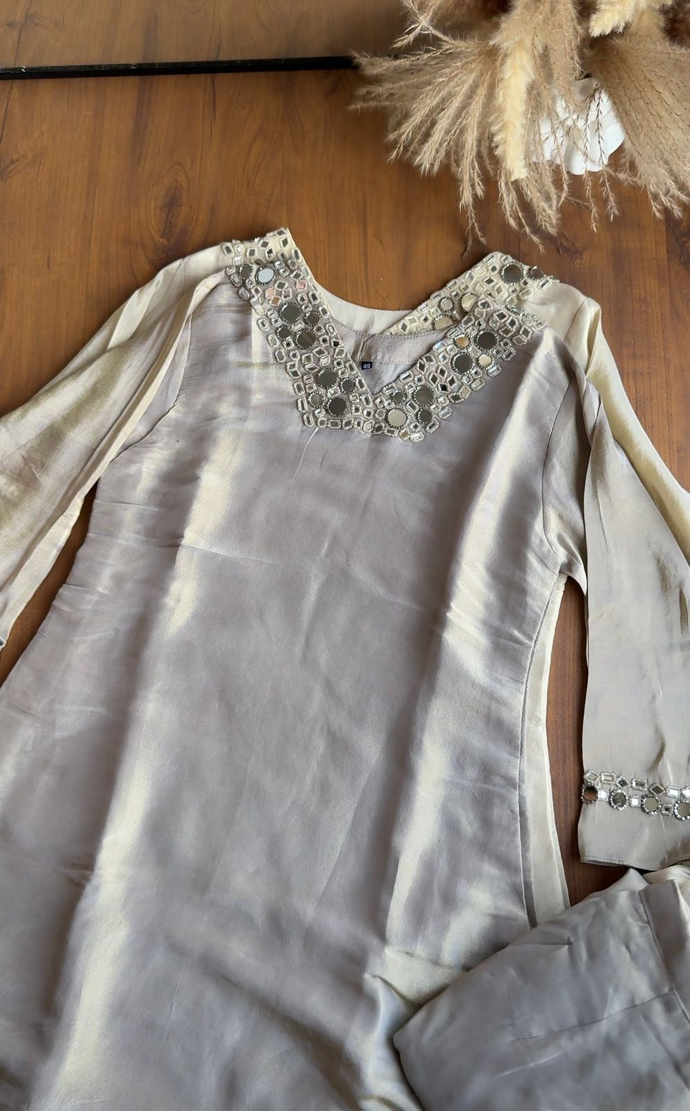 Paridhi Mirror Work Coord Set