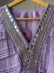Dua Mul Chanderi Aline Dress (Make to Order)