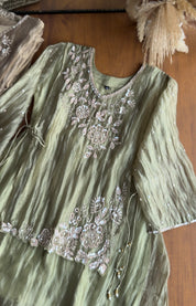 Chandni Hand Work Coords- Pastel Green