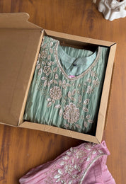 Chandni Hand Work Coords- Green