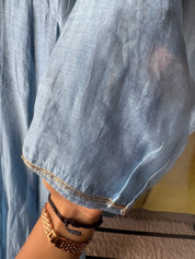 Tanvi Mul Chanderi Handwork Dress