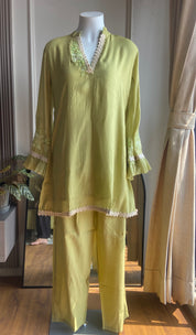 Nikita  thread work coord set (light green )
