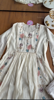 Tisha Mul Chanderi Dress