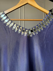 Disha Mirror Work Criss Cross Dress