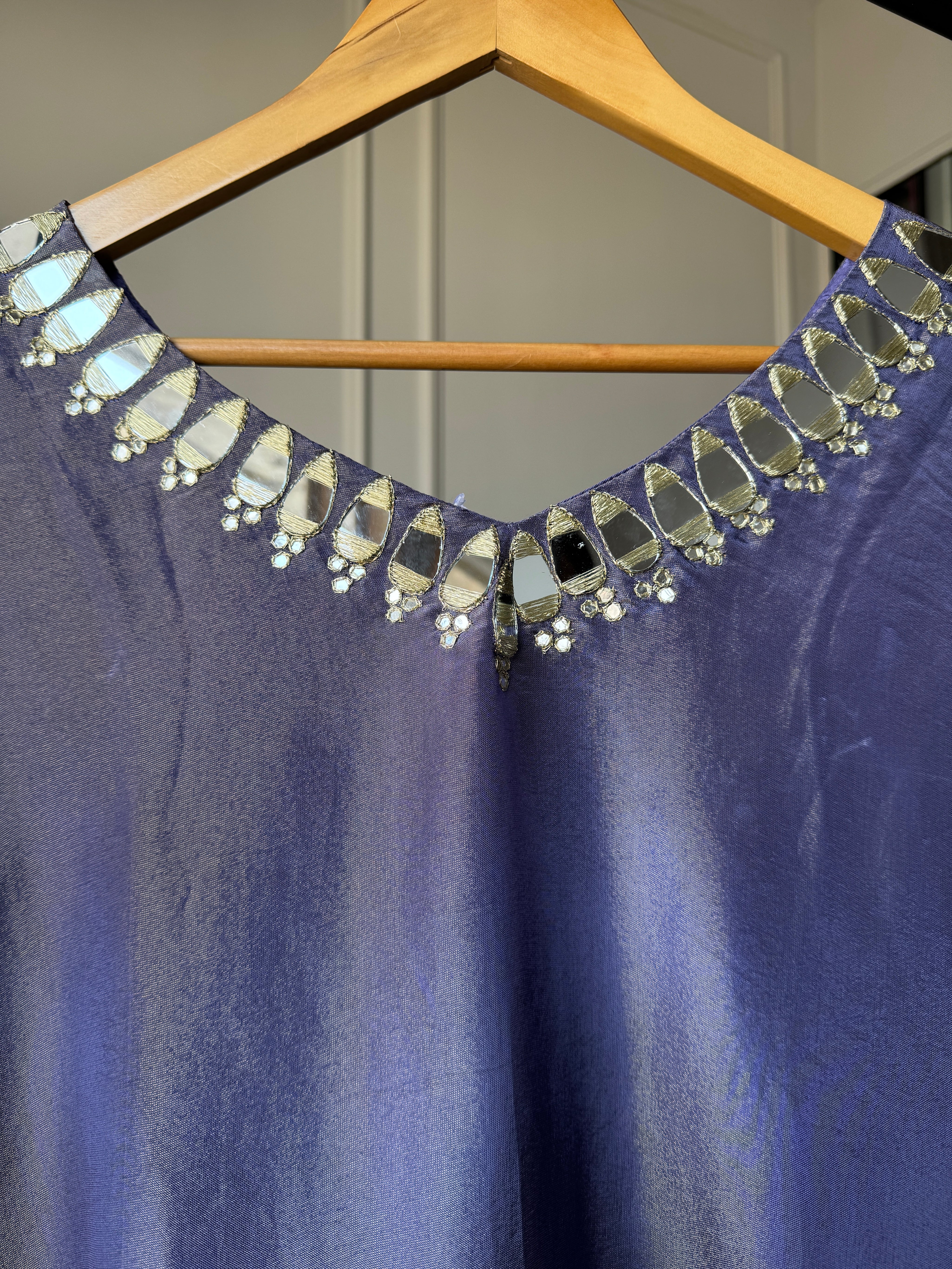 Disha Mirror Work Criss Cross Dress