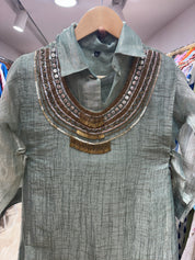 Maitri Three Piece Coords (Preorder 7-10 days) - Powder Green