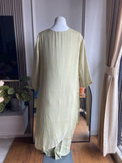 Gayatri mul Chanderi dress with pant  duppatta