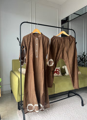 Sili Cut Work Mul Chanderi Dress