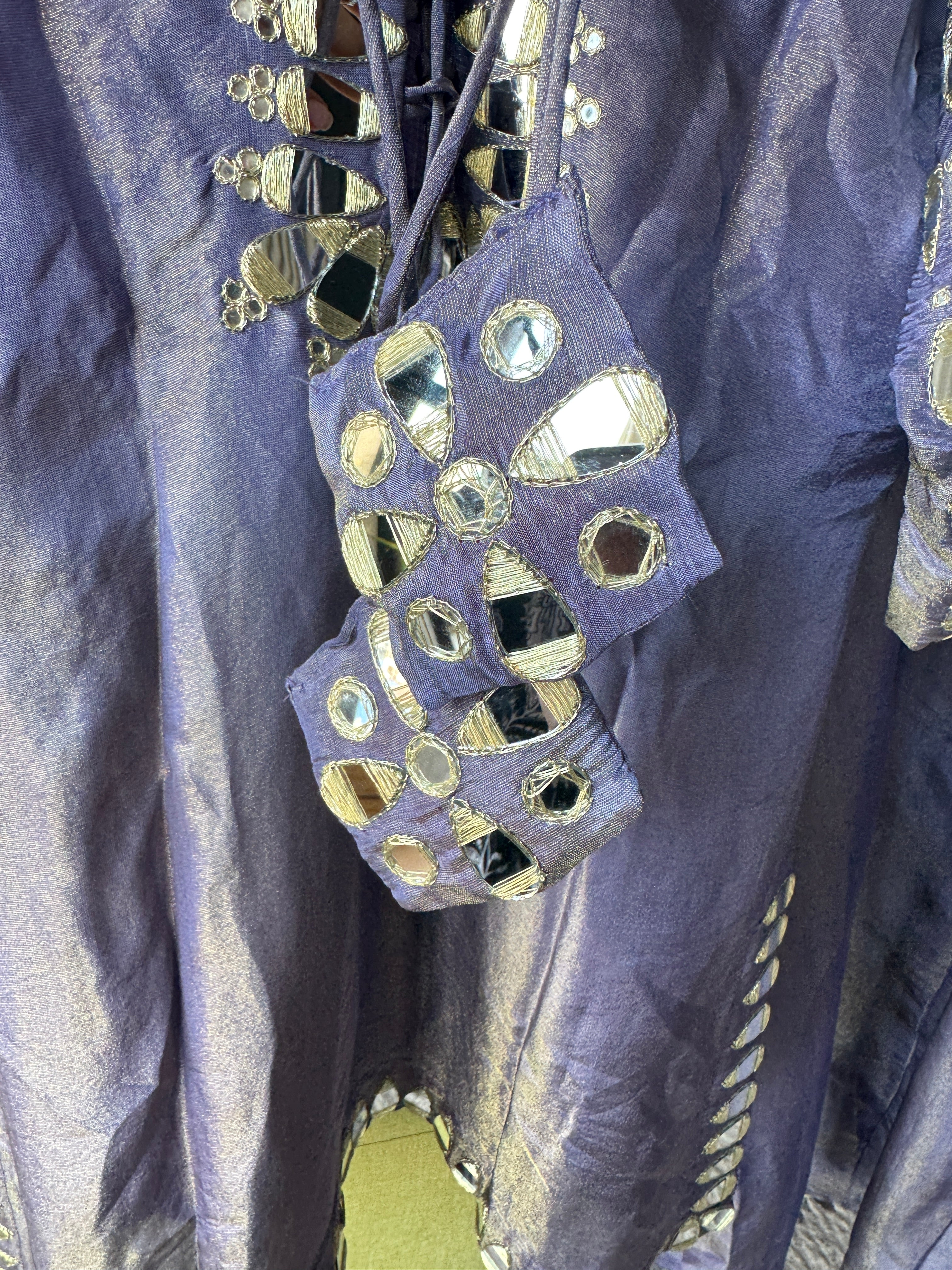 Disha Mirror Work Criss Cross Dress