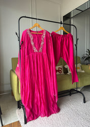 Pralambika Designer neck anarkali dress
