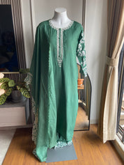 Shilpa Russian silk heavy sleeve Set