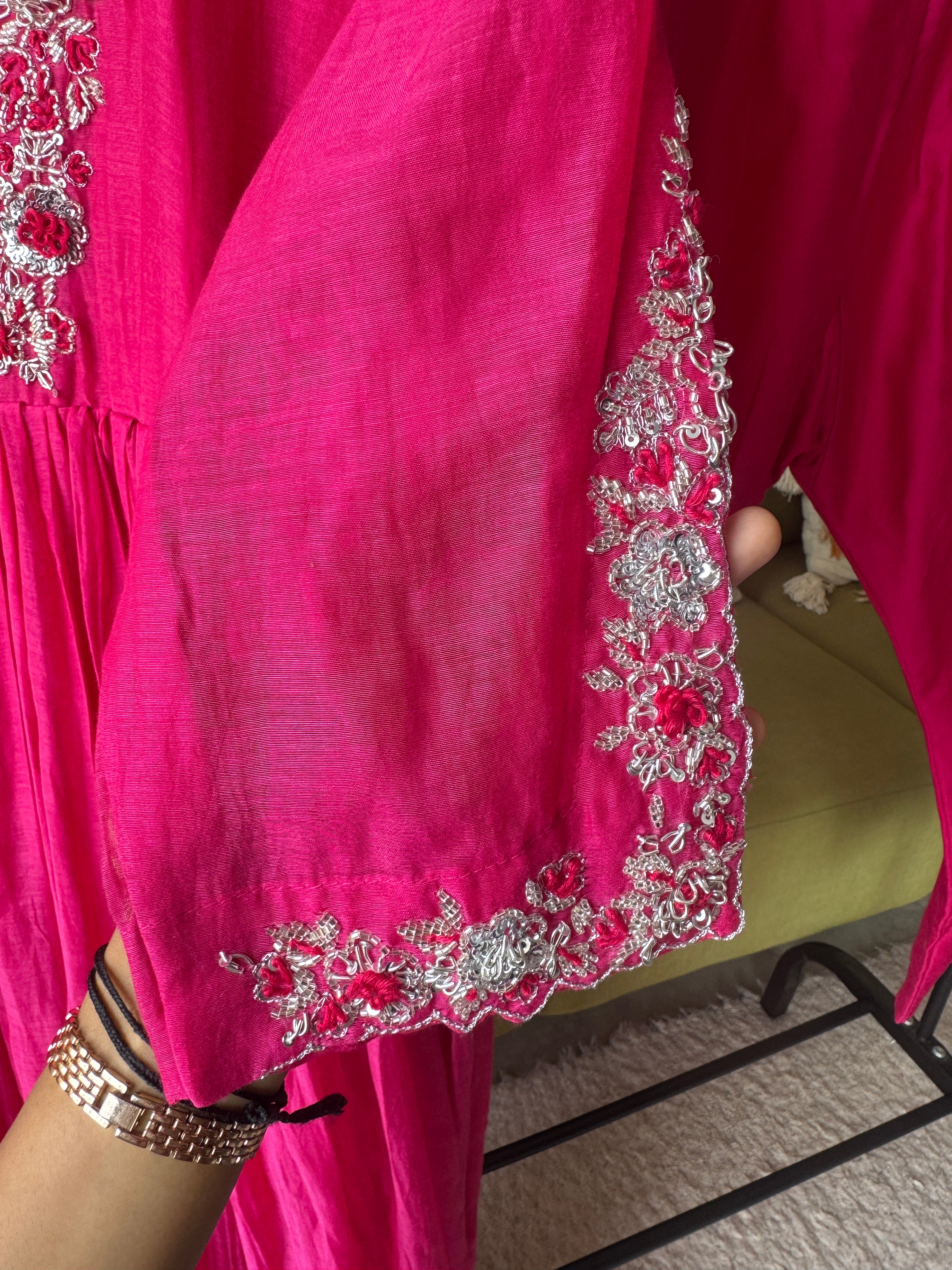 Pralambika Designer neck anarkali dress