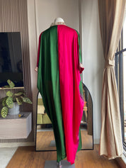 Shushmita  (hot pink and green combo)