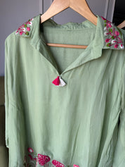 Sonika Embroided Oranganza Coord Set