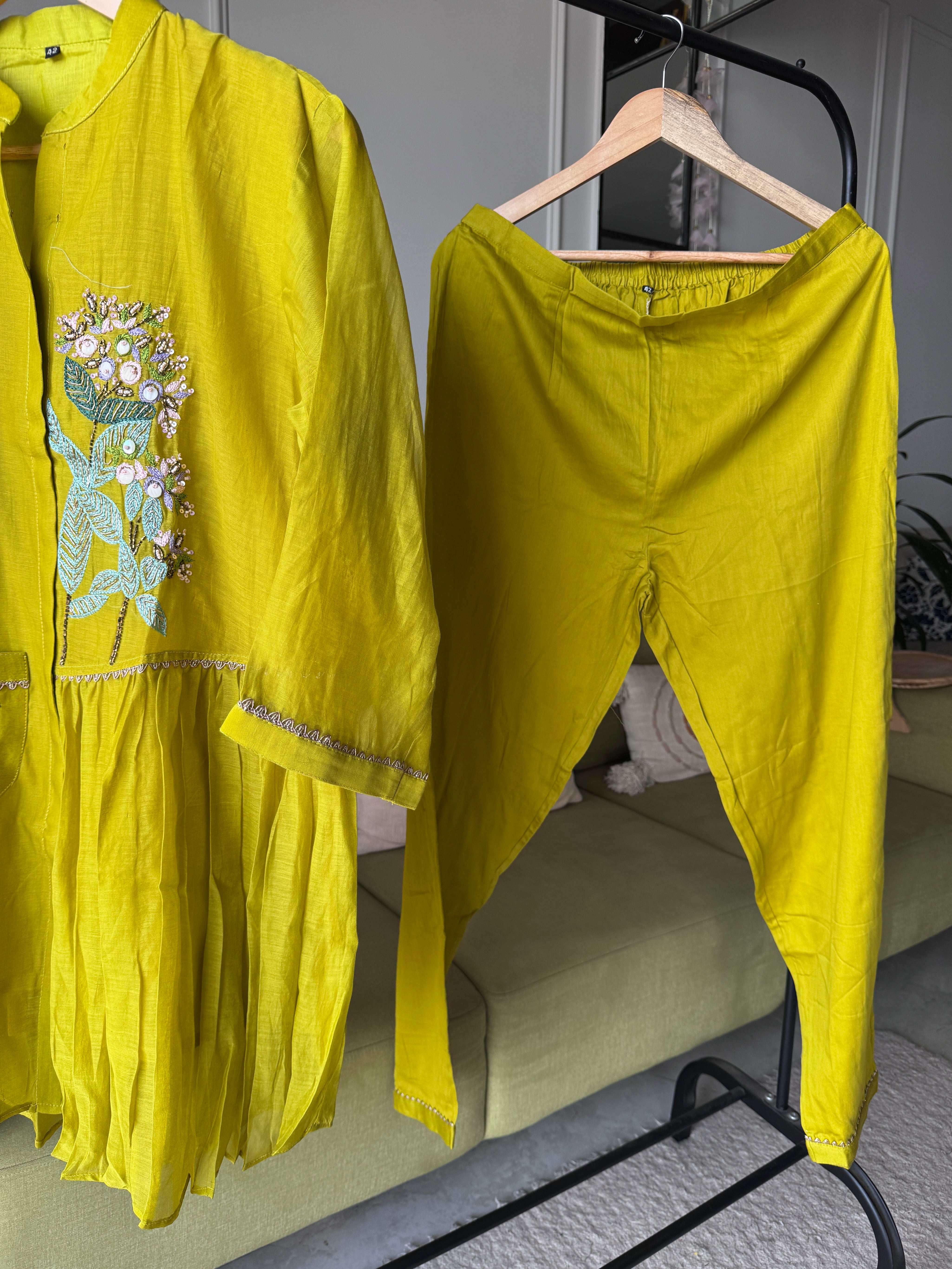 Kiki Handwork Mul Chanderi Coord Set