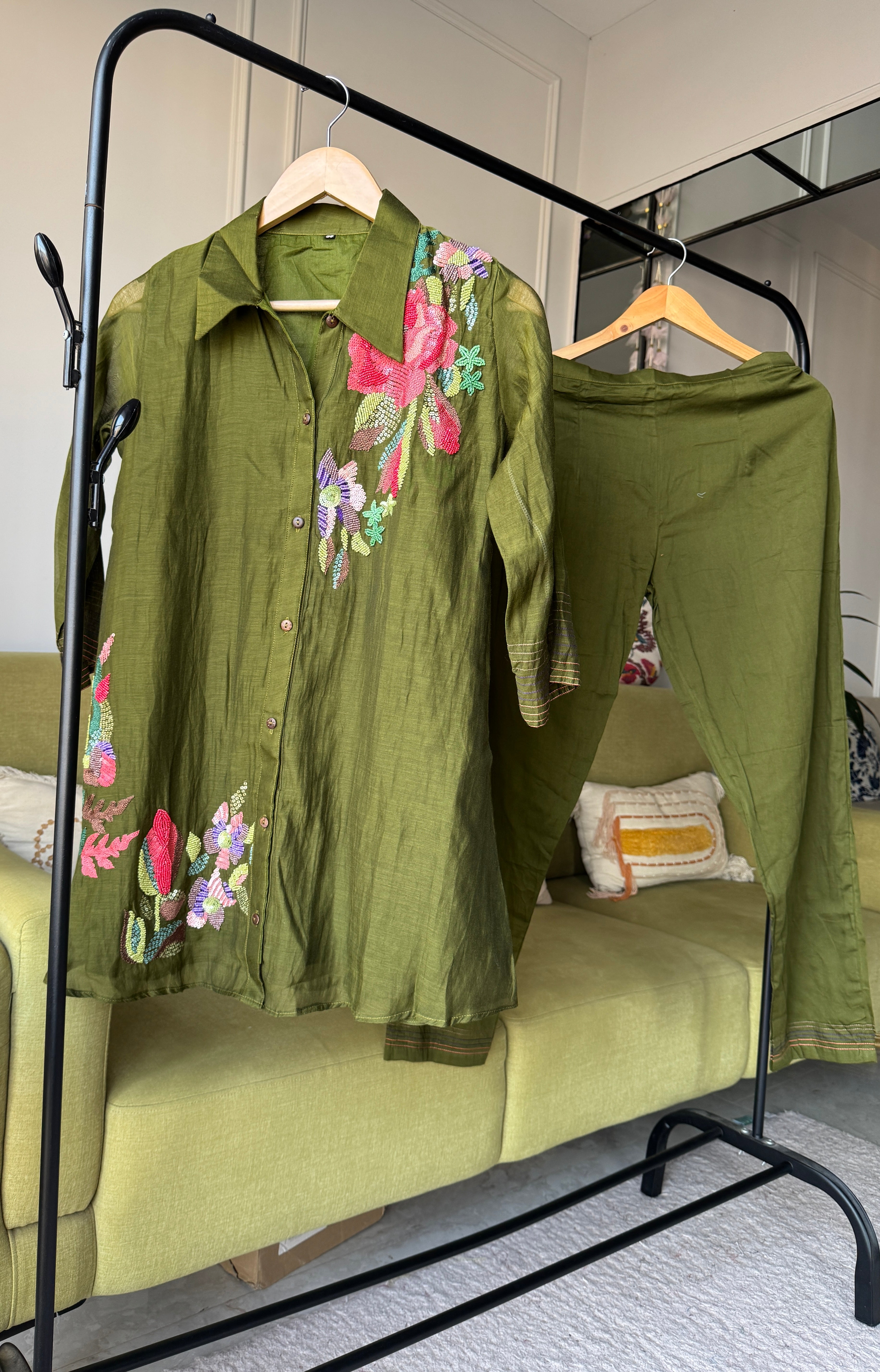 Tara Mul Chanderi Coord Set